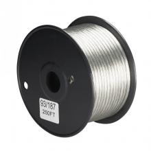 Satco Products Inc. 93/187 - Lamp And Lighting Bulk Wire; 20/2 SPT-1 105C; 250 Foot/Spool; Clear Silver