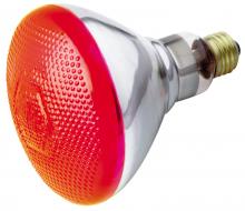 Satco Products Inc. S5002 - 100 Watt BR38 Incandescent; Red; 2000 Average rated hours; Medium base; 230 Volt
