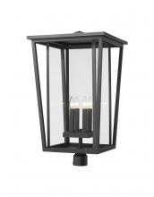 Z-Lite 571PHXXLR-BK - 4 Light Outdoor Post Mount Fixture