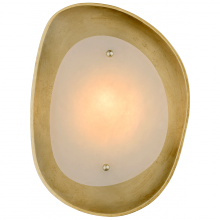 Visual Comfort & Co. Signature Collection ARN 2921G-ALB - Samos Small Sculpted Sconce