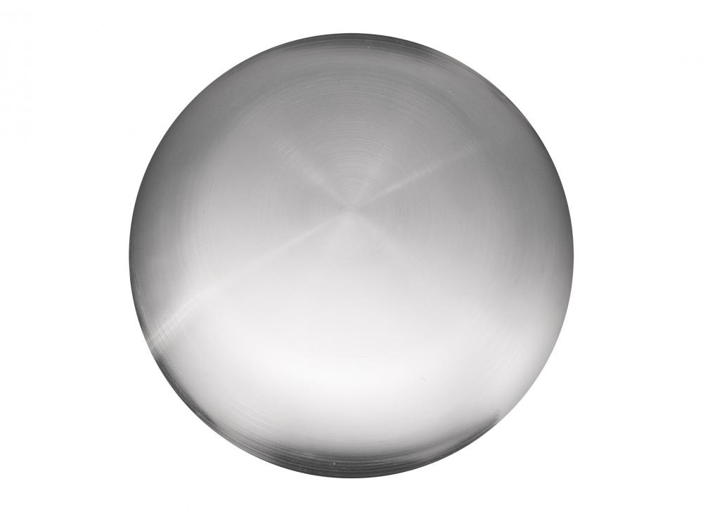 Discus Blanking Plate - Brushed Steel