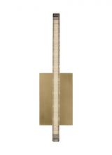 Visual Comfort & Co. Modern Collection MDWS18327NB - The Serre Small 13-inch Damp Rated 1-Light Integrated Dimmable LED Task Wall Sconce