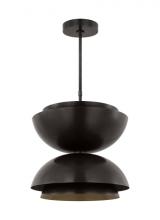 Visual Comfort & Co. Modern Collection SLPD13227BZ - Shanti Large Double Pendant