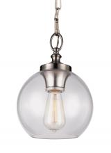 Visual Comfort & Co. Studio Collection P1308BS - Tabby Clear Glass Mini Pendant
