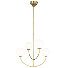 Visual Comfort & Co. Studio Collection AEC1054BBS - Galassia Four Light Chandelier