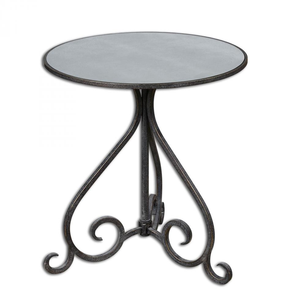 Uttermost Poloa Mirrored Accent Table