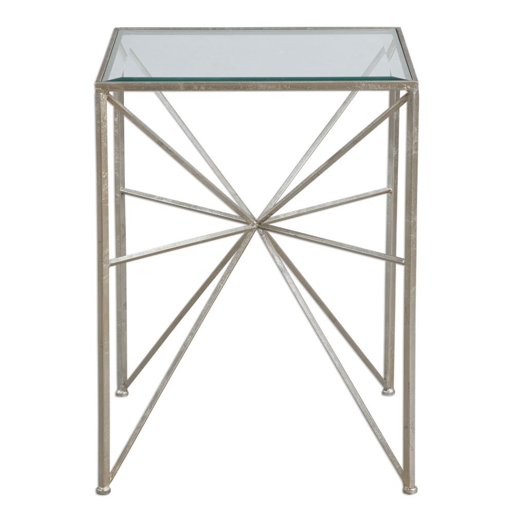 Uttermost Silvana Silver Side Table