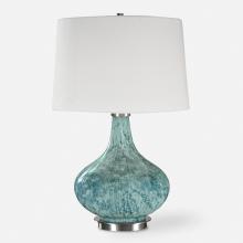Uttermost 27076 - Uttermost Celinda Blue Gray Glass Lamp